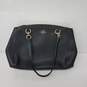 Coach New York Black Pebble Leather WM's Hand Bag image number 1