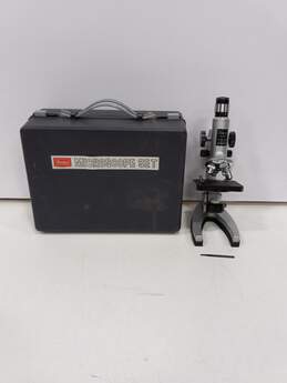 Sears Children Microscope Set W/Case