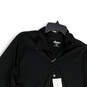 Mens Black 1/4 Zip Long Sleeve Mock Neck Activewear Pullover T-Shirt Sz 2XL image number 3