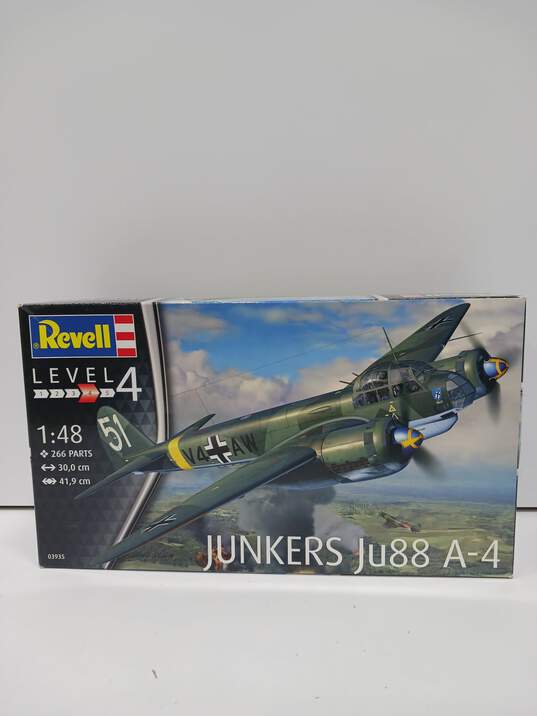 Revell Level 4 #03935 1:48 Scale Junkers Ju88 A-4 Model Kit NIB image number 1