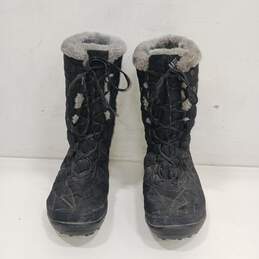 Columbia Mid II Omni Women's Black Snow Boots Size 10.5