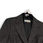 Mens Brown Peak Lapel Long Sleeve Pockets Three Button Blazer Size 12 image number 3