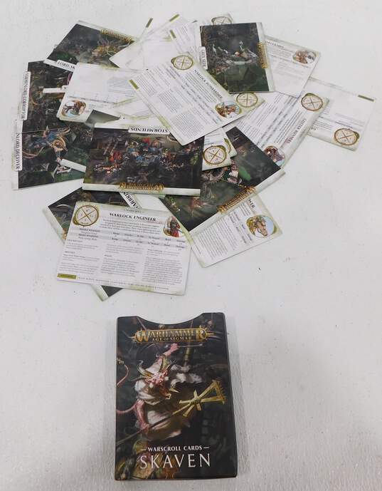 Warhammer 40K Warscroll Cards: Disciples of Tzeentch & Skaven W/ War Cry Skaven Pack image number 3