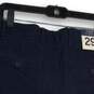 NWT GAP Womens Navy Blue Flat Front Slash Pocket Chino Shorts Size 29 image number 4