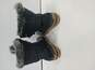 Women's Black Faux Fur Lined Snow Boots Size 10M image number 3
