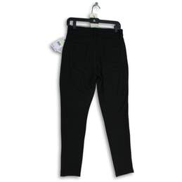 NWT Womens Black Dark Wash Stretch 5 Pocket Design Skinny Jeans Size 4 alternative image