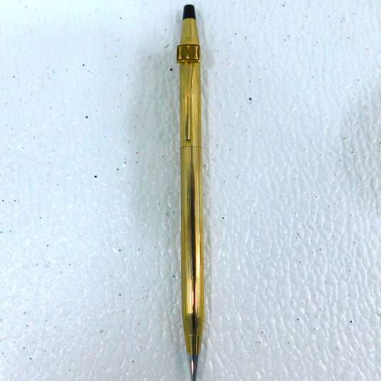Vintage Cross Gold Filled Ballpoint Pen & Mechanical Pencil Set W/ Case image number 5