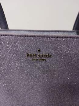 Kate Spade Lilac Glitter Tote Bag NWT alternative image