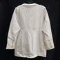 Women's White Blazer Jacket Size M image number 2
