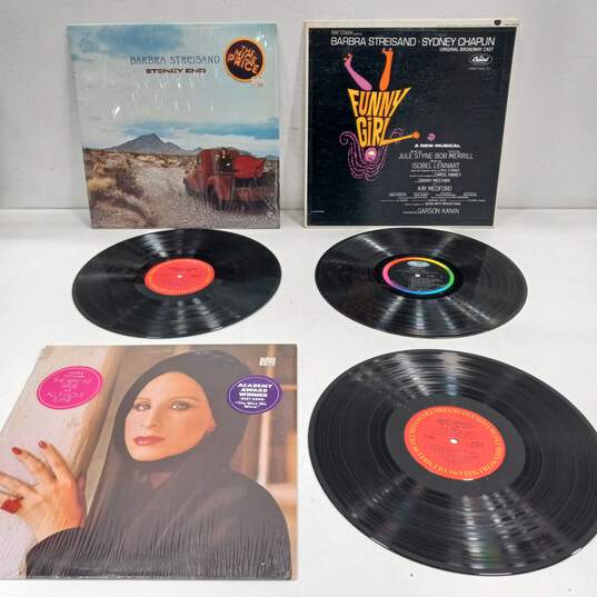 Lot of 10 Assorted Barbra Streisand Record Albums image number 3