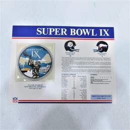 Official NFL Patch Super Bowl IX Steelers /Vikings 1975