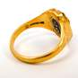 Vintage 10k Yellow Gold Red Spinel Class Ring 4.1g image number 5