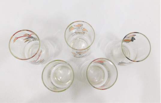 Vintage Kollect-A-Set Popeye Series Glasses Cups Set of 5 image number 2