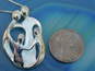 Carolyn Pollack 925 Figural Family Pendant Necklace 10g image number 4