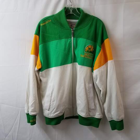 Mitchell And Ness Seattle Supersonics Track Jacket image number 2