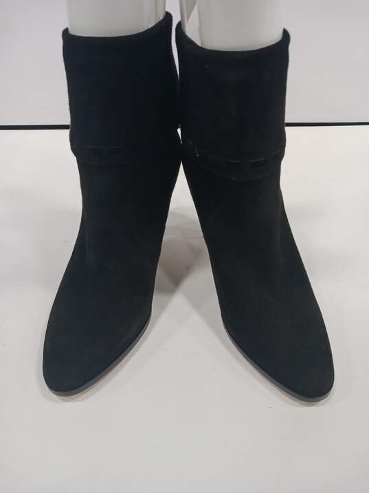Saks Fifth Avenue Women's Black Heel Boots Size 10M IOB image number 2