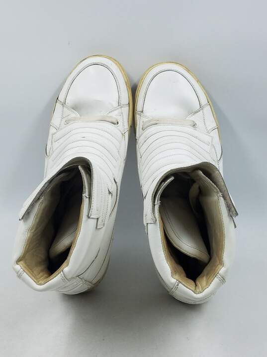 Authentic Givenchy White Velcro Hi-Tops M 10 image number 6