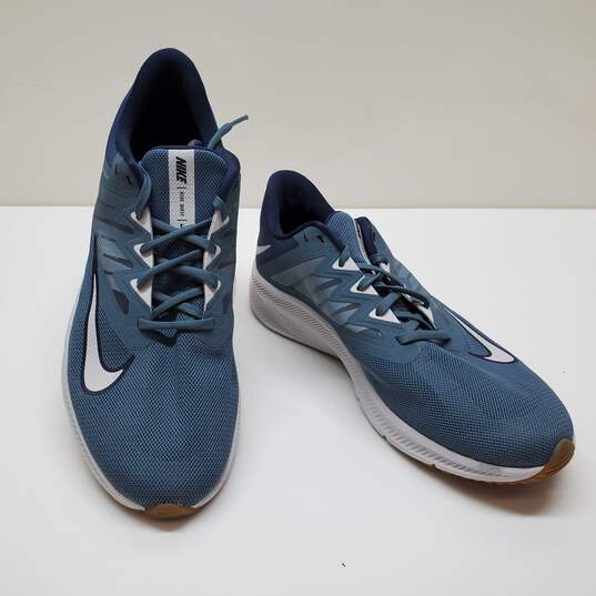 Nike Quest 3 Ozone Blue Photon Dust CD0230-008 Running Shoes Men 10.5 image number 1