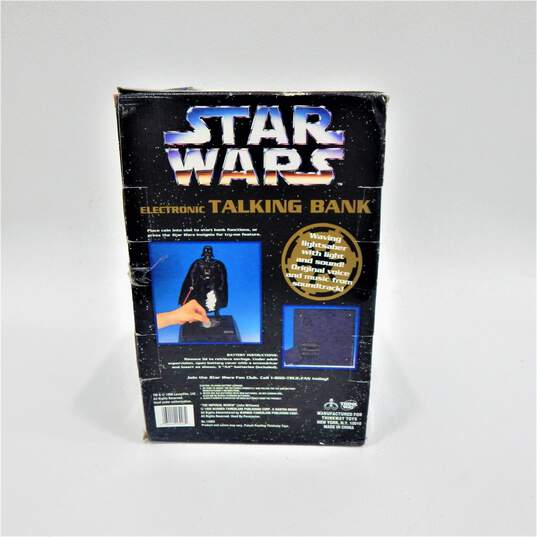 Star Wars Thinkway Toys Talking Electronic Bank Darth Vader IOB image number 2