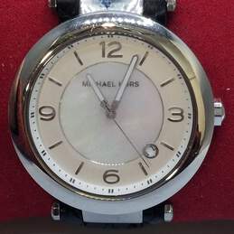 Michael Kors MK5072 MOP 39mm Quartz Leather Watch 57.0g alternative image