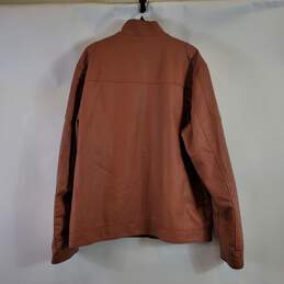 American Breed Men Brown Faux Leather Jacket XL NWT alternative image