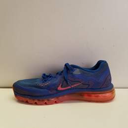 Nike Air Max Running Sneakers Blue, Pink, Orange 621078-400 Size 12 alternative image
