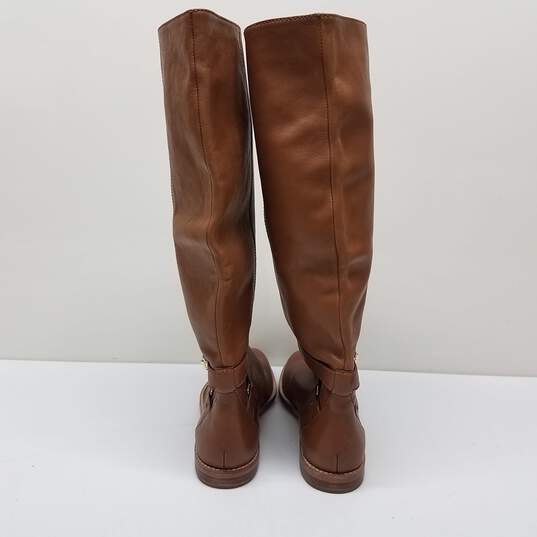 Women's Coach 'Christine' Carmel Leather Riding Boots Size 6 image number 4