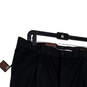 NWT Mens Black Pleated Front Pockets Straight Leg Dress Pants Size 36/34 image number 3