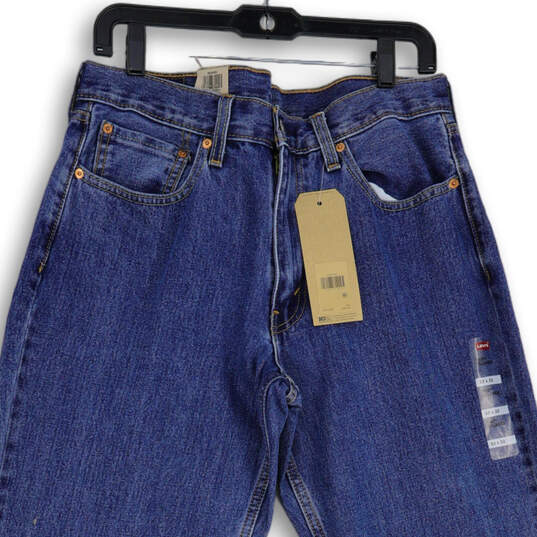 NWT Mens Blue 550 Denim 5-Pocket Design Tapered Leg Jeans Size 33x32 image number 3