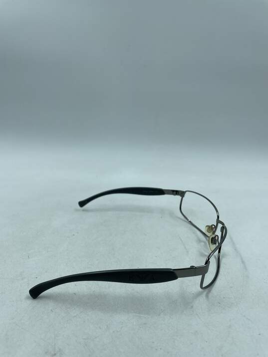 Emporio Armani Silver Rectangle Eyeglasses image number 5