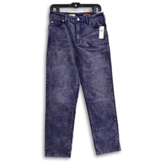 NWT Mens Blue Denim Medium Wash 5-Pocket Design Straight Leg Jeans Size 28 image number 1