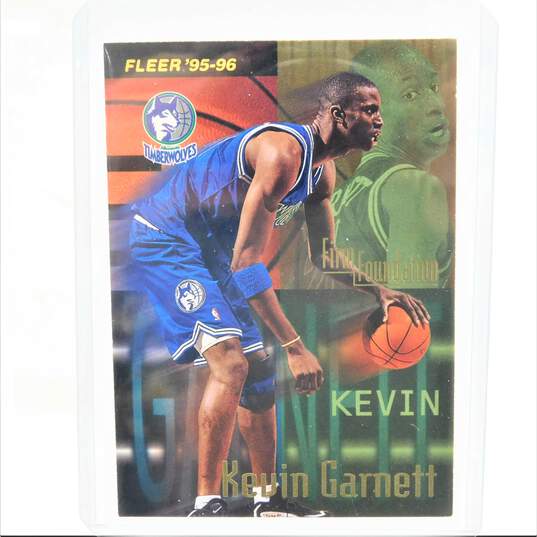 1995-96 HOF Kevin Garnett Fleer Rookie Minnesota Timberwolves image number 1