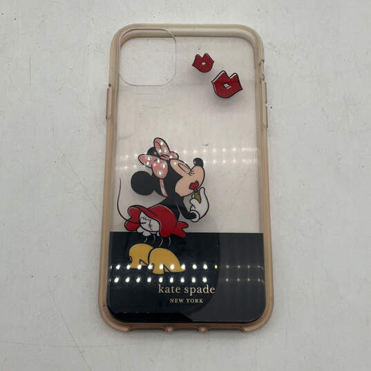 Kate Spade Womens Disney Minnie Mouse Glitter Protective iPhone 11 PRO Case image number 1