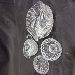 Bundle of 3 Assorted Cut Crystal Dishes