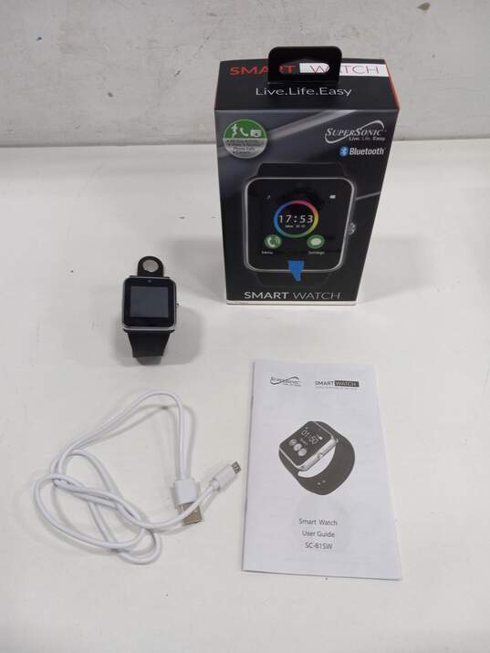 SuperSonic Live Life Easy Bluetooth Smart Watch IOB image number 1