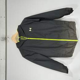 Boys Black/Neon Yellow Winter Jacket Size