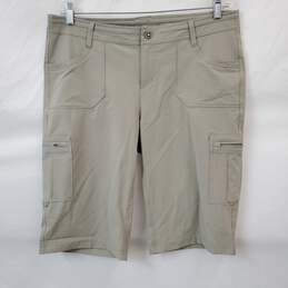 Kuhl Women's Cargo Shorts in Beige Size 14