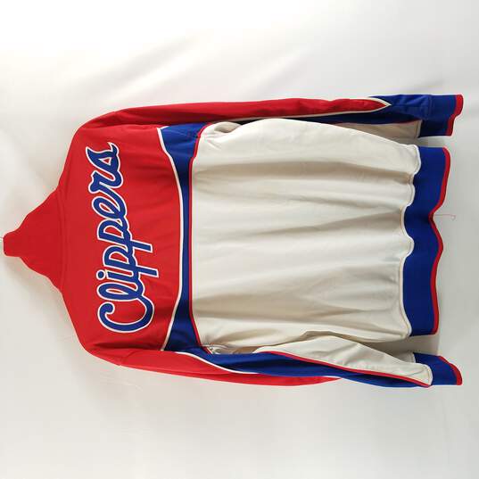 NBA Women Red LA Clippers Track Jacket L image number 3