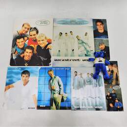 Y2K Backstreet Boys Millenium Tour & NSYNC Program Book W/ Prints & JC Rare Bear