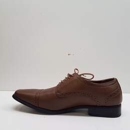 Perry Ellis Portfolio Oxford Dress Shoes Brown Size 8.5 alternative image