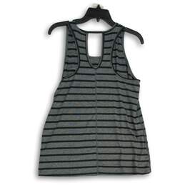 Champion Womens Gray Black Striped Scoop Neck Pullover Tank Top Size Medium alternative image