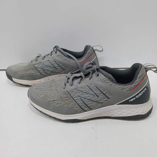 Men's New Balance Grey Fresh Foam Contend Golf Shoes Size 9.5 image number 2