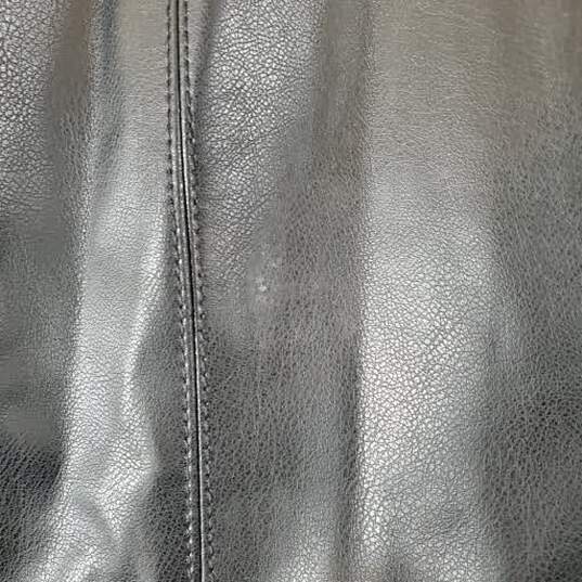 Kenneth Cole Women's Black Leather Jacket SZ S NWT image number 3