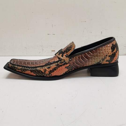 Carrucci Textured Leather Loafers US 10.5 image number 2