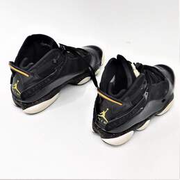 Jordan 6 Rings Black Metallic Gold White Men's Shoes Size 8 alternative image