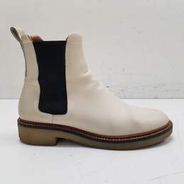 Everlane The Italian Leather Chelsea Boots White 7