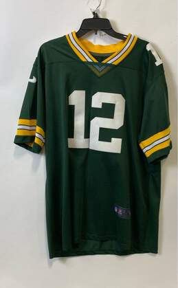 Nike Mens Green Bay Packers Aaron Rodgers 12 On Field NFL Football Jersey Sz XL