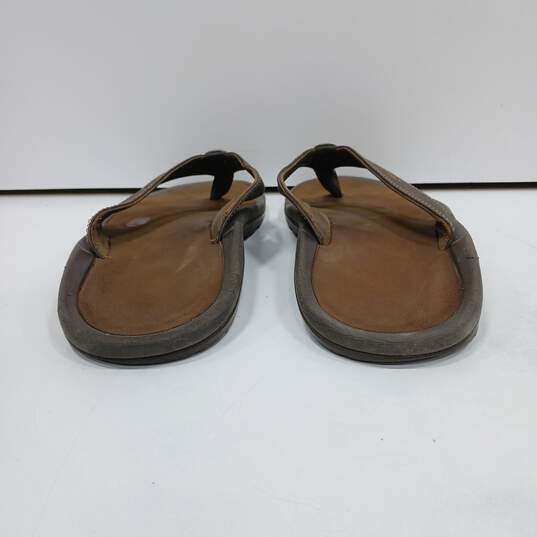 Men's OluKai Brown Sandals Size 42 image number 4