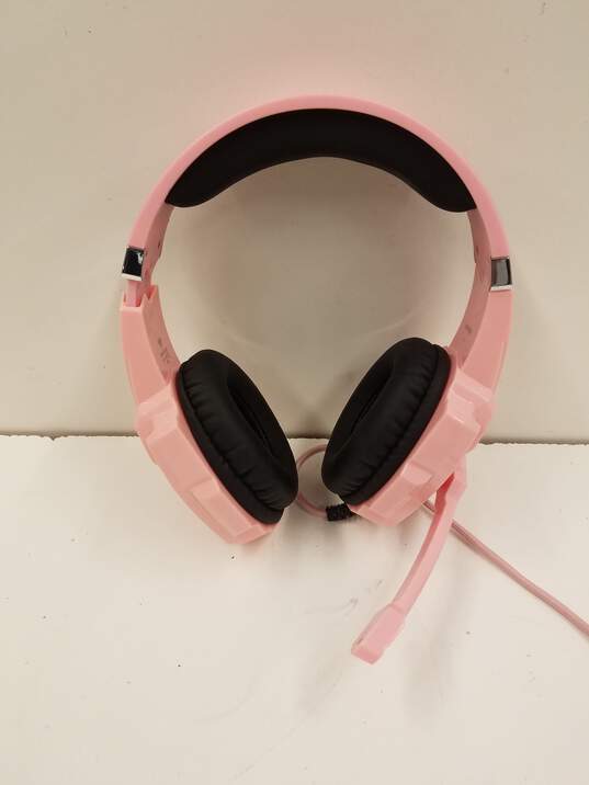 BENGOO G9000 Stereo Gaming Headset for PS4 PC Xbox One Pink image number 2