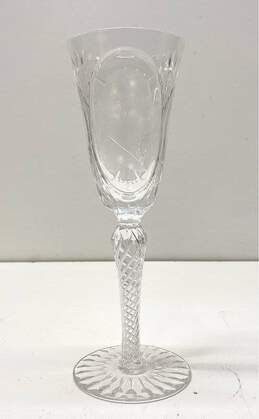 Webb Corbett Silver Wedding Queen Elizabeth Crystal Wine Glass alternative image
